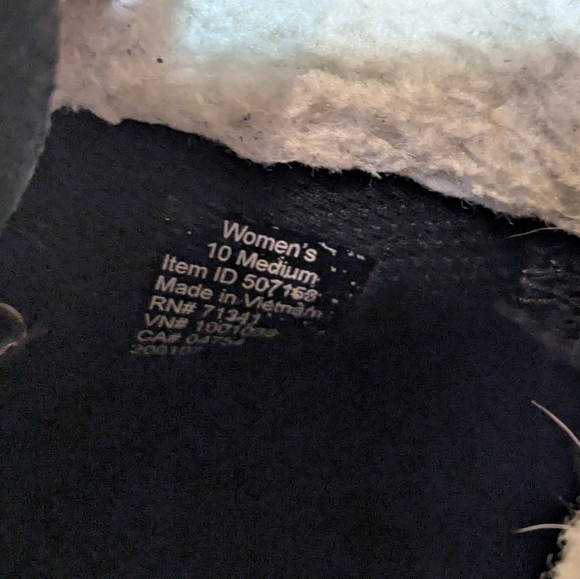 L.L. Bean Storm Chaser Zip 5 Boots Nubuck leather and Faux Sherpa Size 10 - Picture 6 of 6